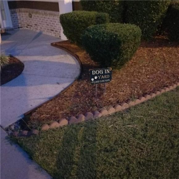 Dog in Yard Please Close Gate" Retro Vintage Metal Tin Signs - 8x12" - Picture 5 of 6